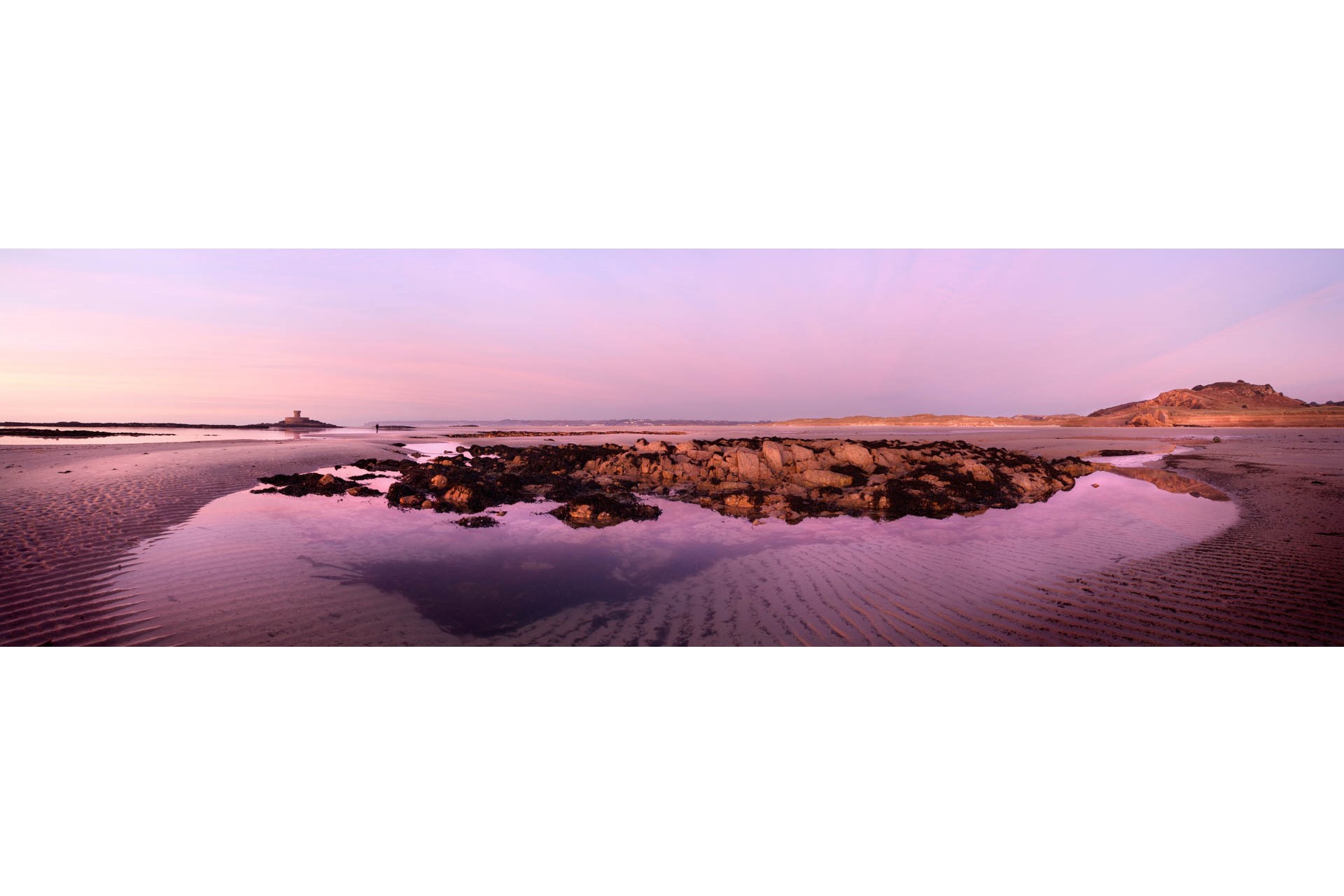 Pink Rock Pool, St Ouen's Bay