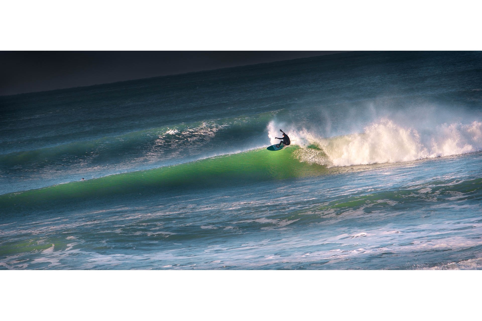 St Ouen's Bay, Winter Swell at Secrets
