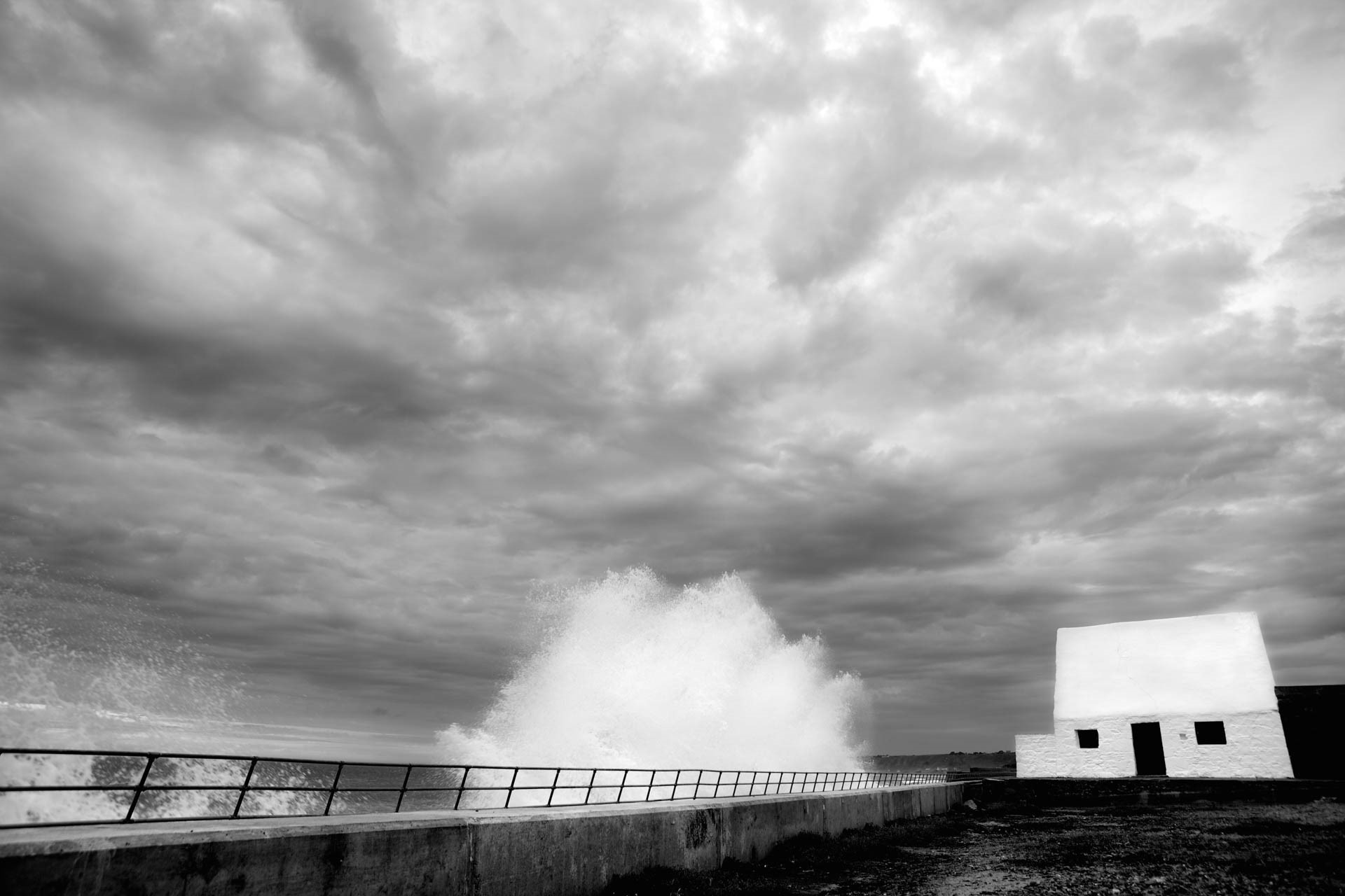 Sea Splash at The White House, St Ouen's Bay