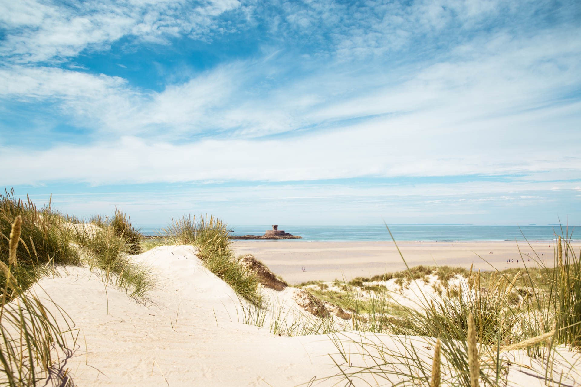 Sand dunes at St Ouen