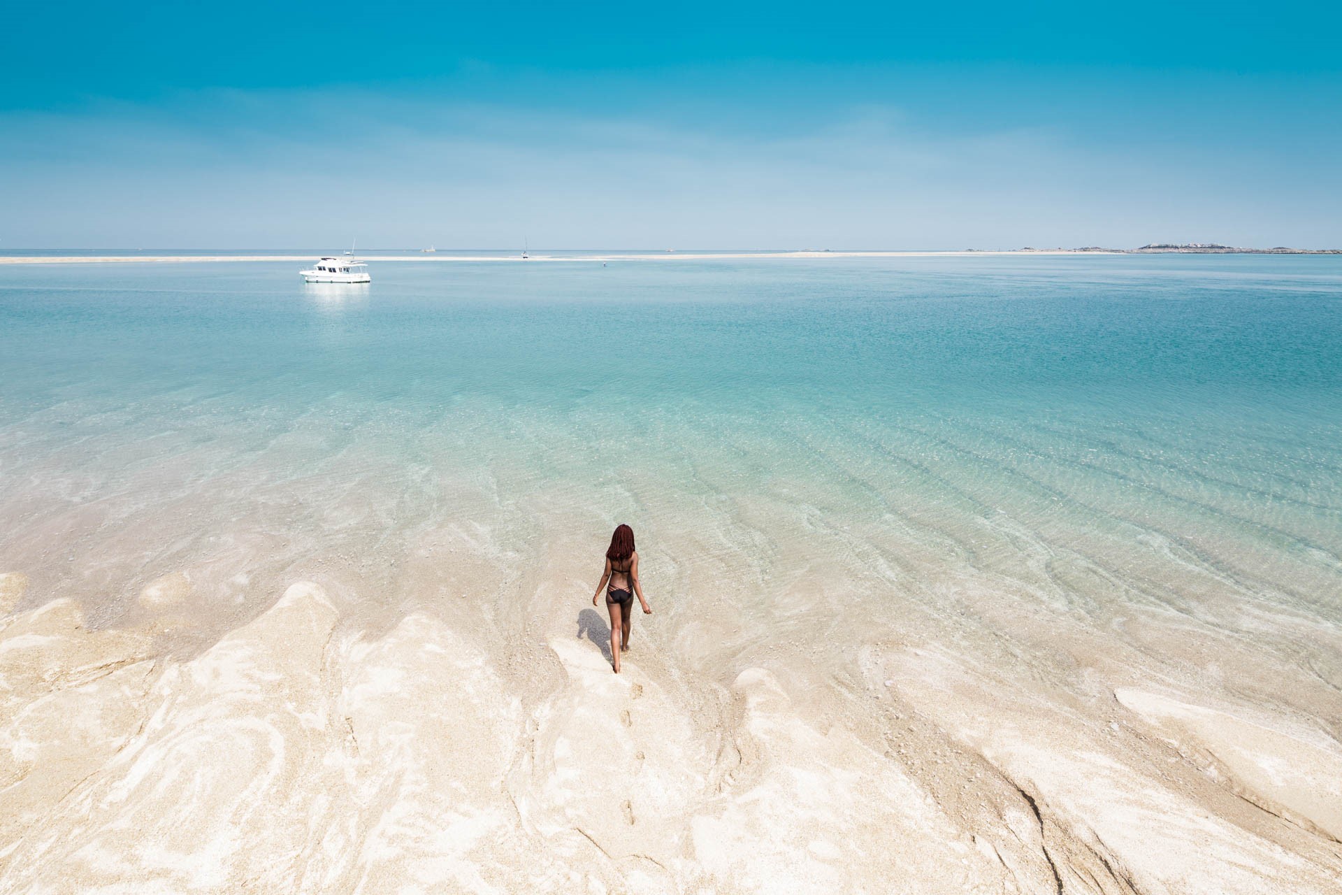 Turquoise Waters and Sand Banks at Les Minquiers