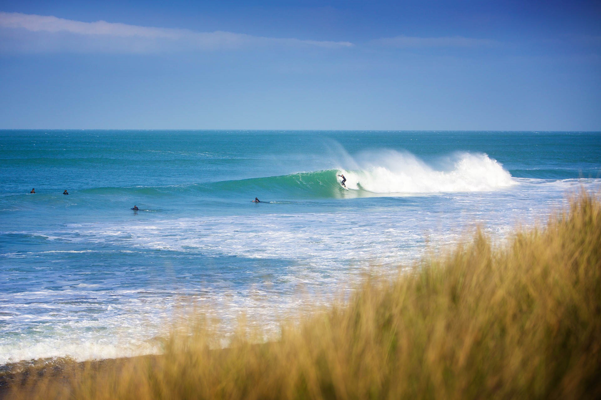 Surfing at La Saline