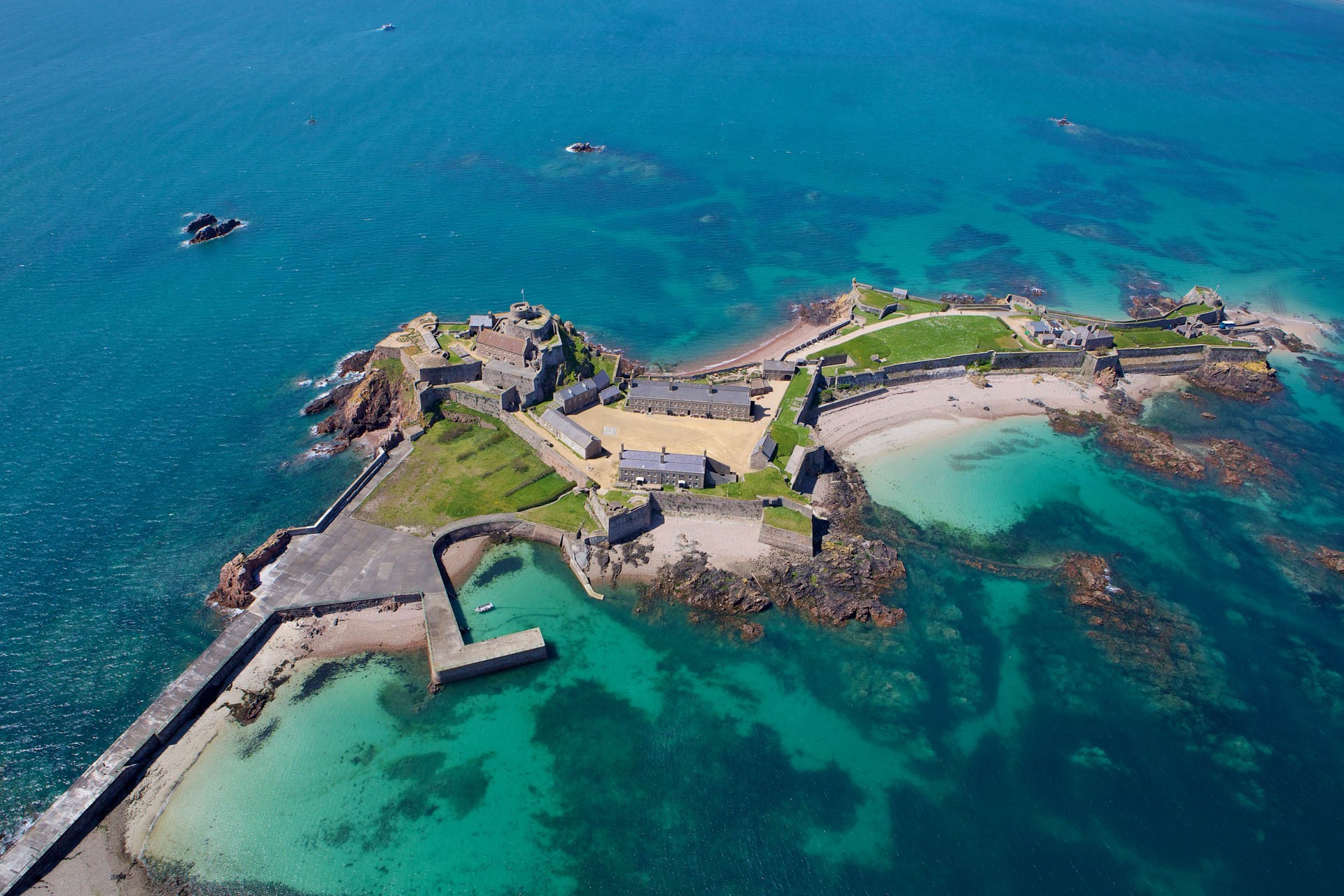 Aerial View of Elizabeth Castle