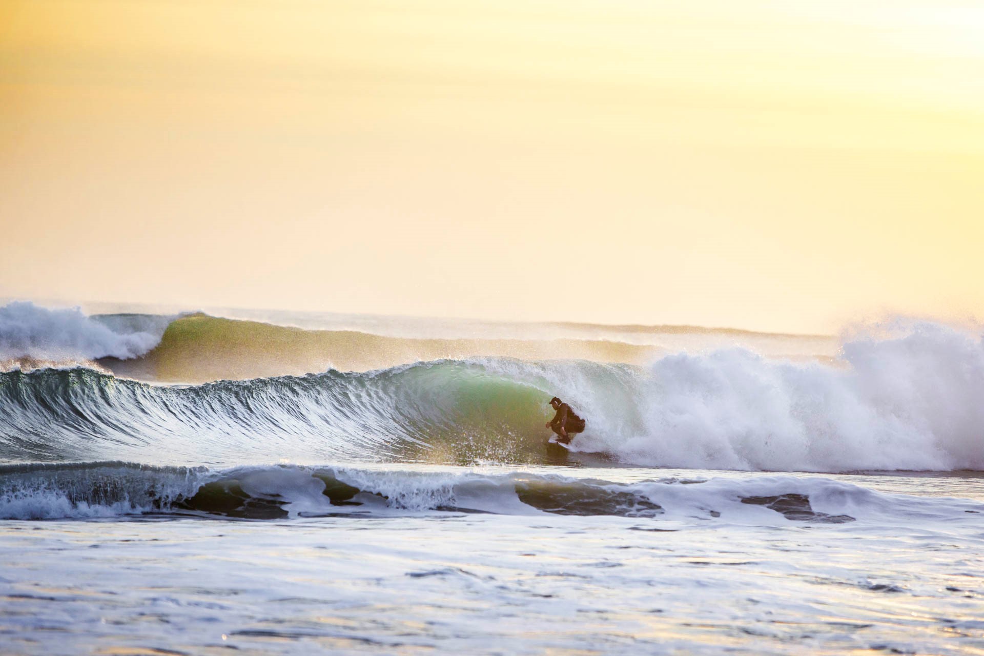 Tube riding at La Saline